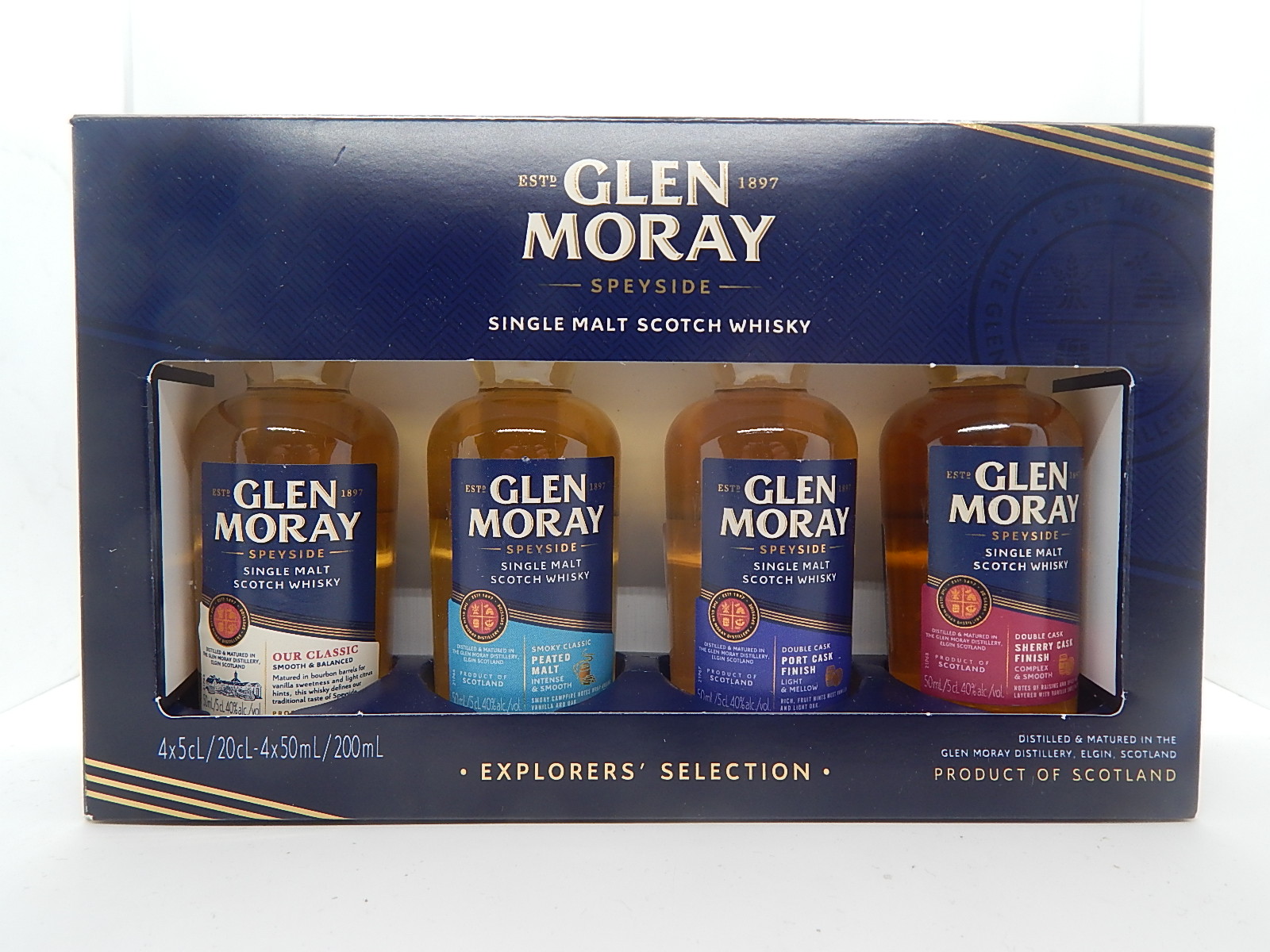 SSMSW Classic - Peated - Port cask Finish - Sherry cask Finish 50ml./5cl.40%alc./vol.